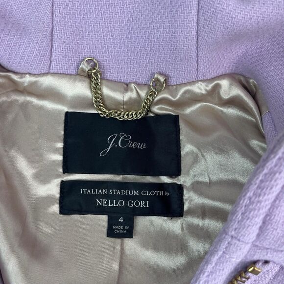 J Crew Chateau Parka size 4 Purple - Picture 7 of 15